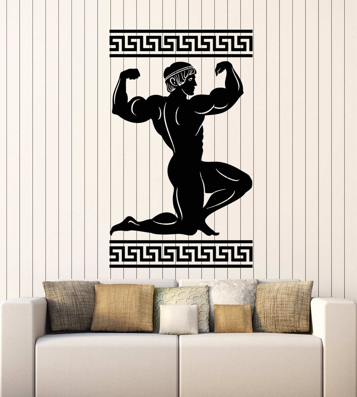Heracles Sticker Vinyl Wall Decal Olympic Greek Athlete Hercules Mythology Stickers Mur ...