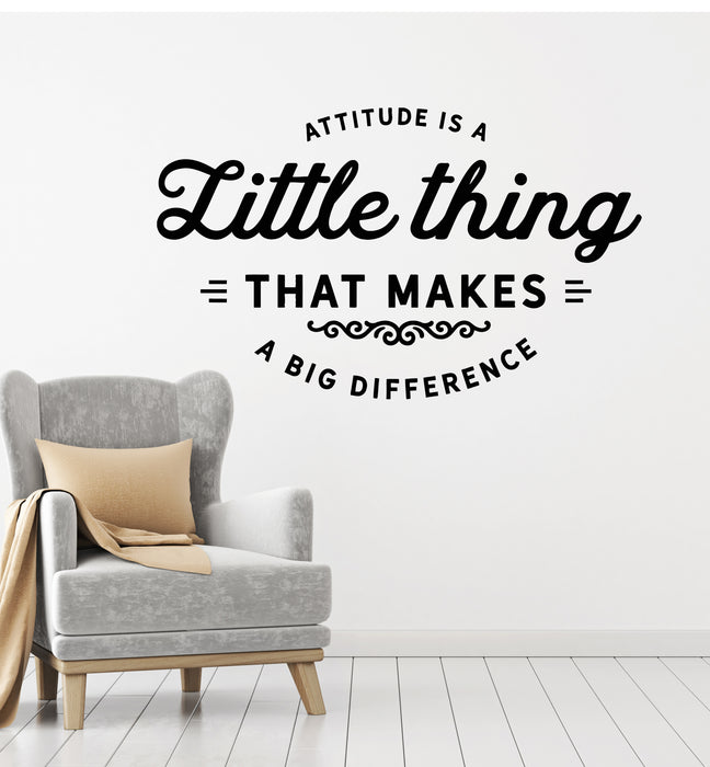 Vinyl Wall Decal Attitude Quote Inspirational Words Relation Stance Stickers Mural (g829)