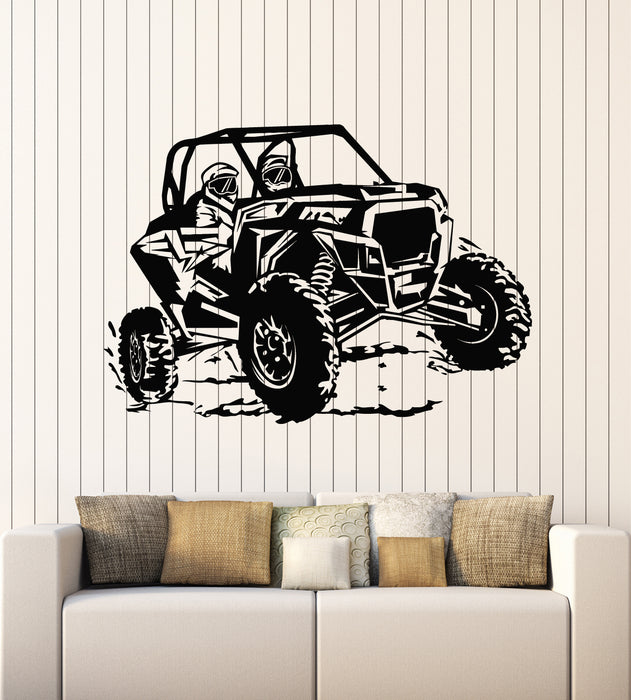 Vinyl Wall Decal ATV SUV Jeep Racing Garage Decor Auto Stickers Mural (g5768)