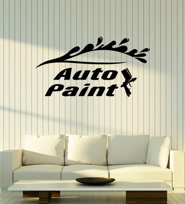 Vinyl Wall Decal Garage Auto Paint Service Color Car Decor Stickers Mural (g7048)
