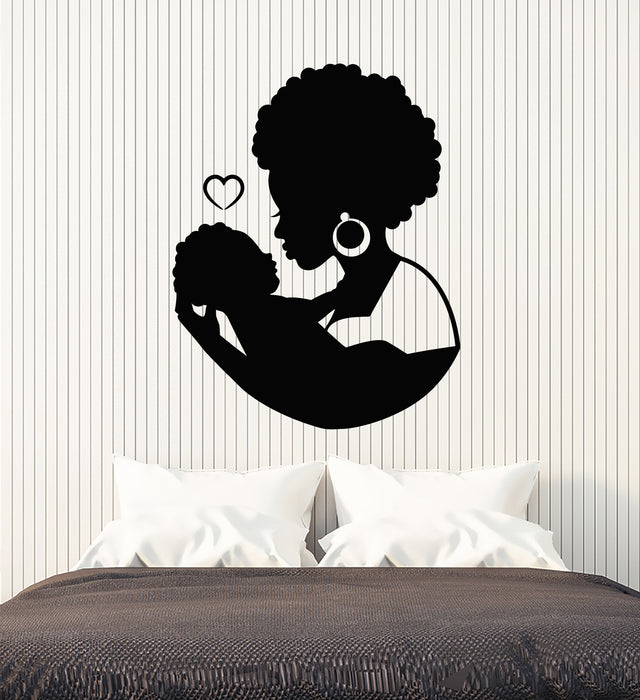 Vinyl Wall Decal African Native Woman Baby Nursery Children Kids Room Stickers Mural (g2426)