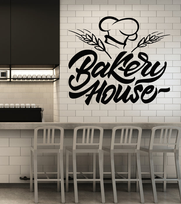 Vinyl Wall Decal Bakery Oven Baking House Products Kitchen Stickers Mural (g1481)