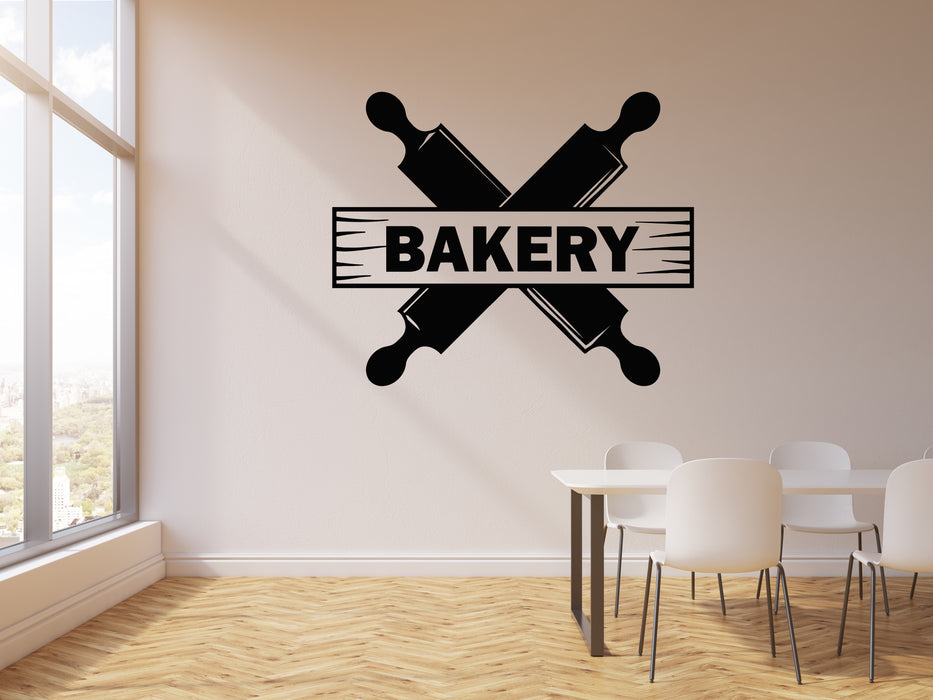 Vinyl Wall Decal Fresh Baking Bakery Products Baker Stickers Mural (g324)