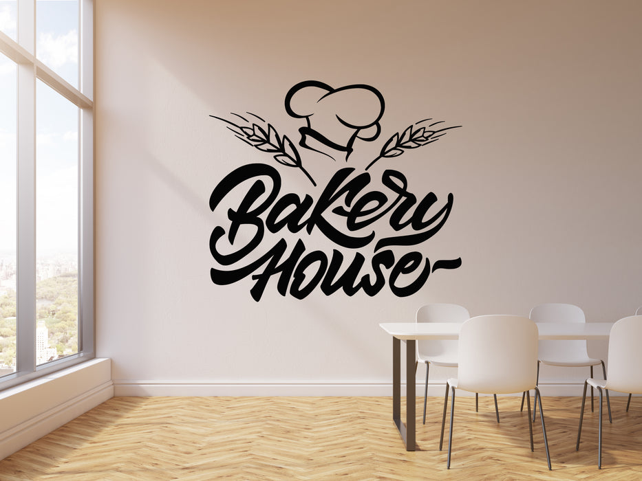 Vinyl Wall Decal Bakery Oven Baking House Products Kitchen Stickers Mural (g1481)