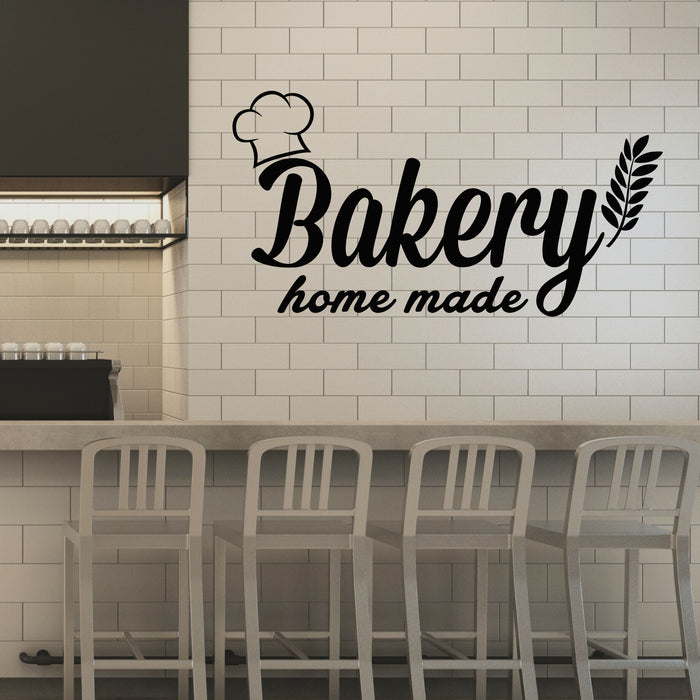 Vinyl Wall Decal Bakery Homemade Fresh Baking Products Stickers Mural (g8118)
