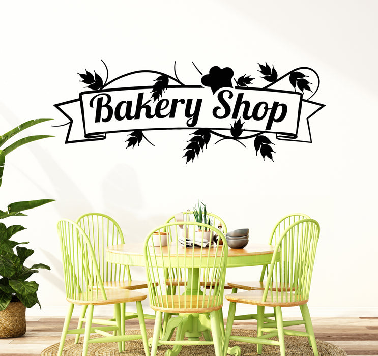 Vinyl Wall Decal Fresh Baking Products Bakery Shop Store Stickers Mural (g7692)