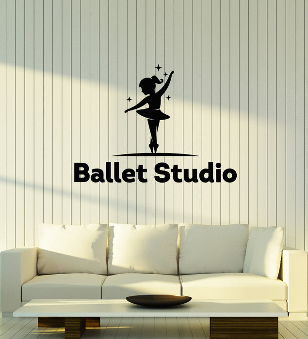 Vinyl Wall Decal Ballerina Nursery Classical Dance Studio Ballet School Stickers Mural (g4727)