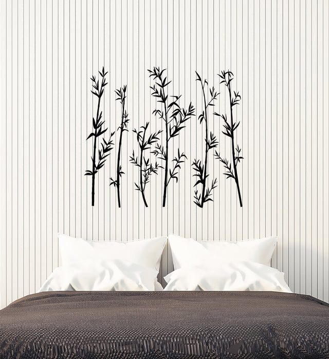 Vinyl Wall Decal Bamboo Forest Nature Bedroom Home Interior Stickers Mural (ig5495)