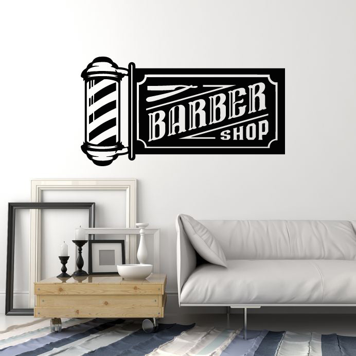 Виниловые наклейки на стену парикмахерская прическа парикмахерская стрижка наклейки фреска (g261)
