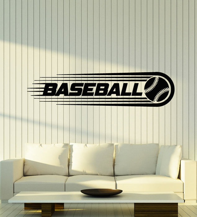 Vinyl Wall Decal Baseball Ball Team Game Sports Fan Interior Stickers Mural (g1480)