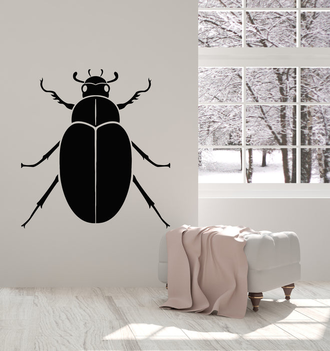 Vinyl Wall Decal Beatle Insect Splendor Of Nature Children's Room Stickers Mural (g3257)