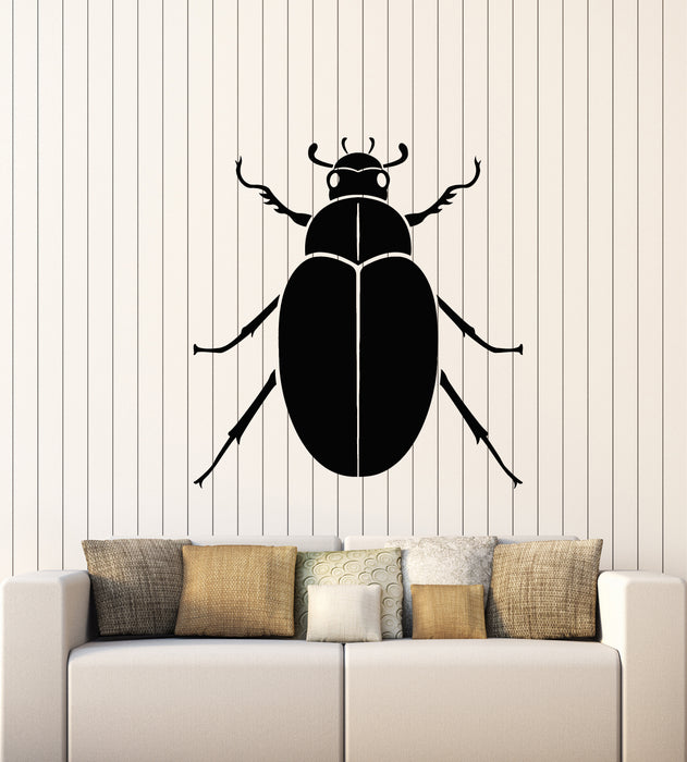 Vinyl Wall Decal Beatle Insect Splendor Of Nature Children's Room Stickers Mural (g3257)
