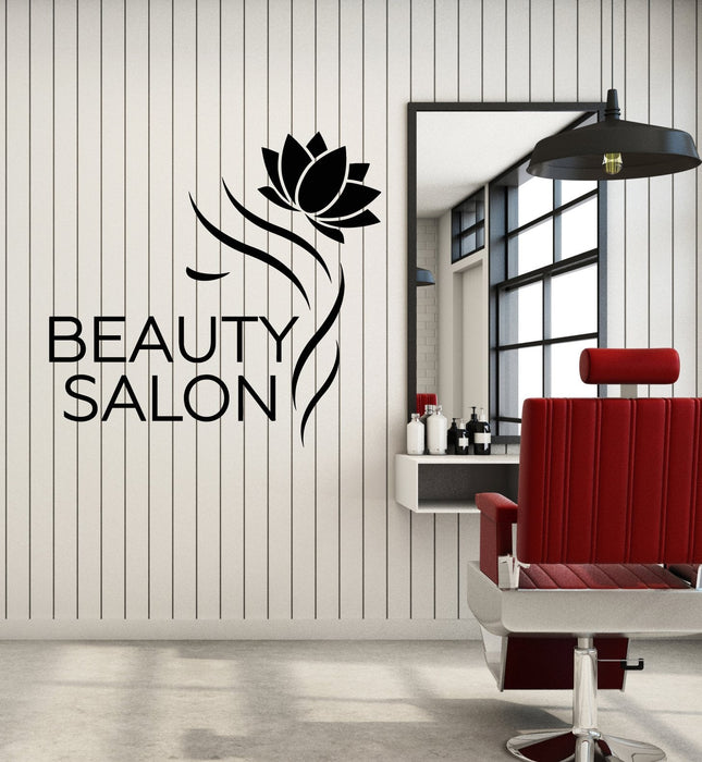 Vinyl Wall Decal Beauty Salon Hair Woman Decoration Idea Decor Art Stickers Mural (ig5630)