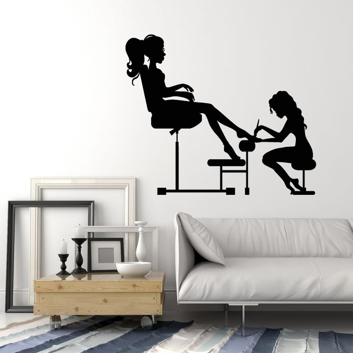 Vinyl Wall Decal Manicure Pedicure Nail Extension Beauty Studio Stickers Mural (g4047)