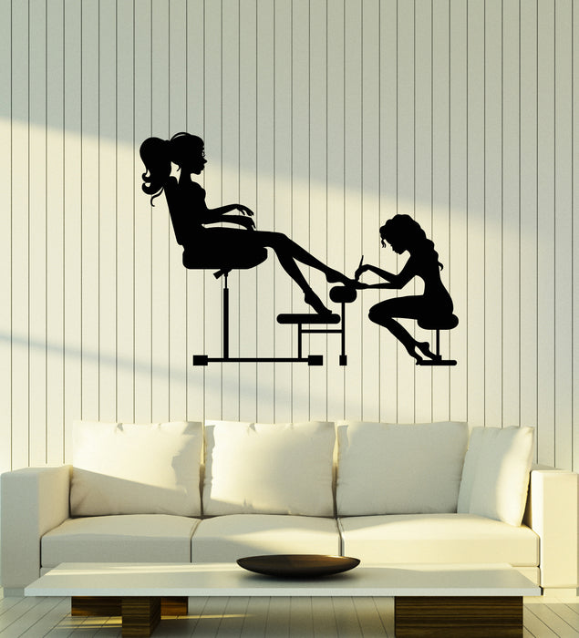 Vinyl Wall Decal Manicure Pedicure Nail Extension Beauty Studio Stickers Mural (g4047)