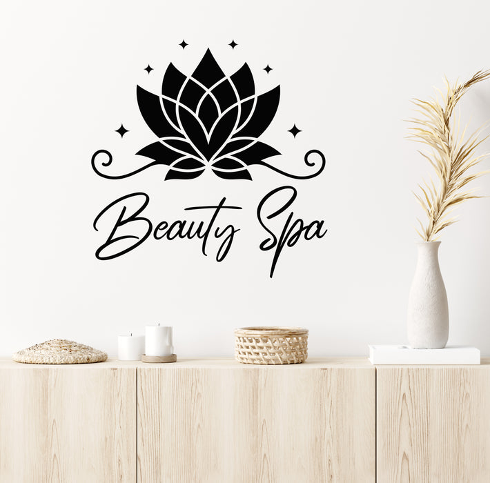 Beauty Spa Vinyl Wall Decal Decor for Spa Salon Stickers Mural (k225)