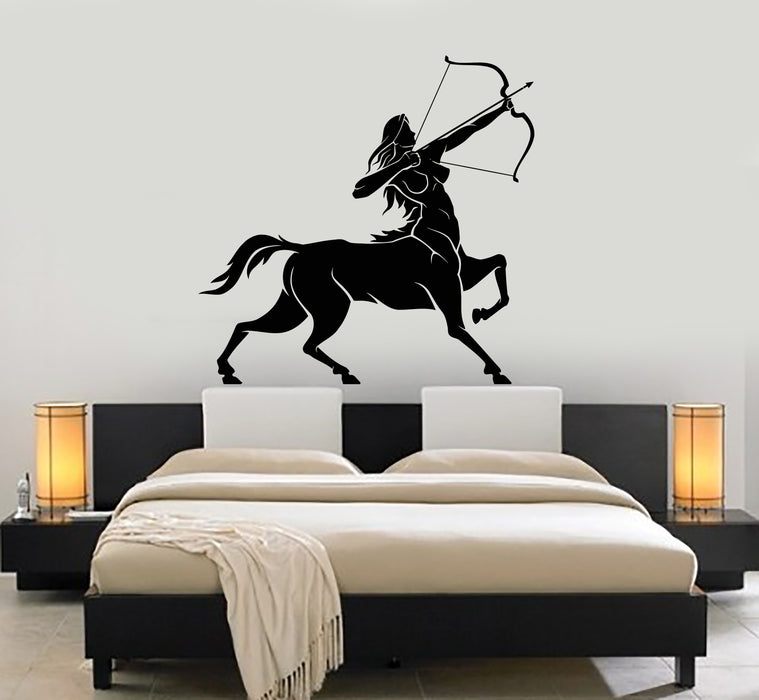 Vinyl Wall Decal Sexy Archer Female Centaur Fantasy Myth Stickers Mural (g5663)