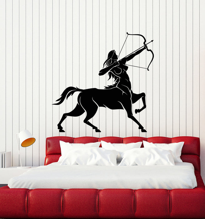 Vinyl Wall Decal Sexy Archer Female Centaur Fantasy Myth Stickers Mural (g5663)