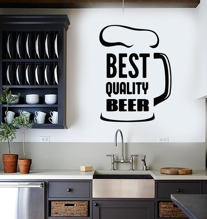 Vinyl Wall Decal Best Quality Beer Glasses Cafe Bar Pub Alcohol Stickers Mural (g7633)