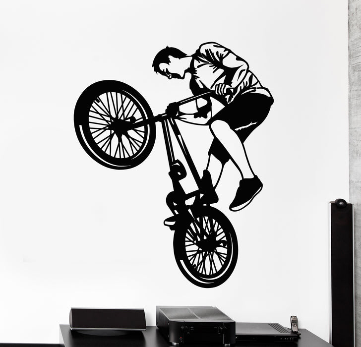 Vinyl Wall Decal Bike Sport Freestyle Bicycle Decor Stickers Mural (g199)
