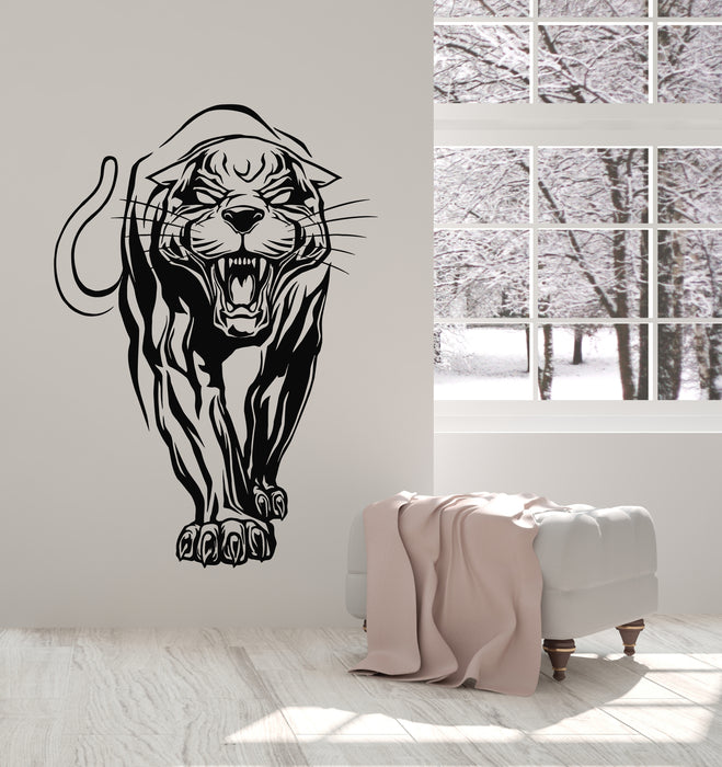 Vinyl Wall Decal Panther Predator Big Cat Wild Animal Jaguar Stickers Mural (g2960)