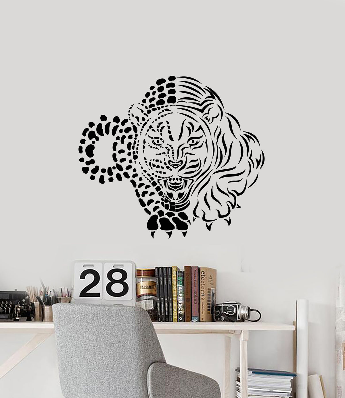 Vinyl Wall Decal Jaguar Panther Jungle Hunter Big Cat Animal Stickers ...