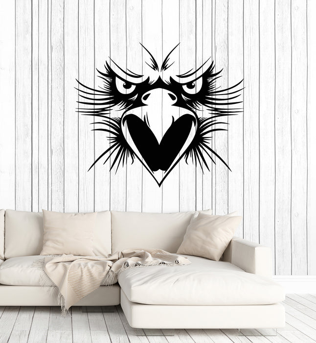 Vinyl Wall Decal Tribal Bird Head Beak Kids Room Decor Stickers Mural (g1793)