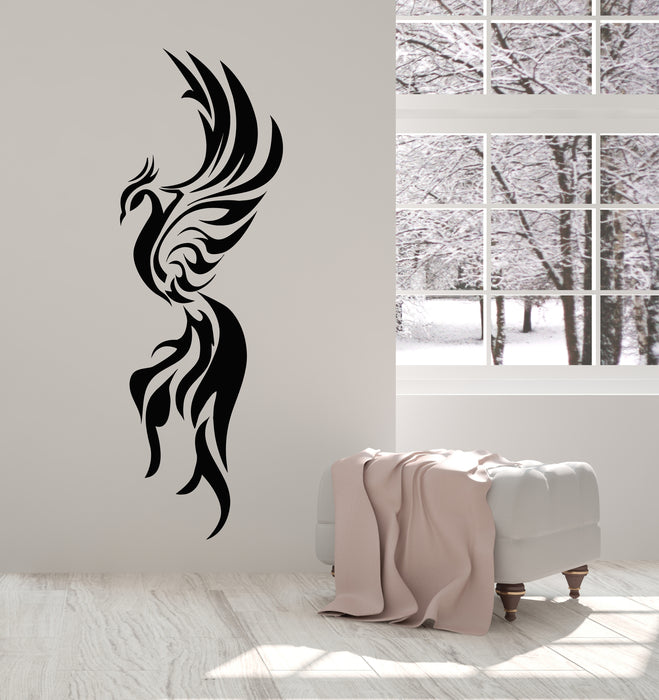 Vinyl Wall Decal Beautiful Flying Bird Wing Feathers Fairytale Stickers Mural (g476)