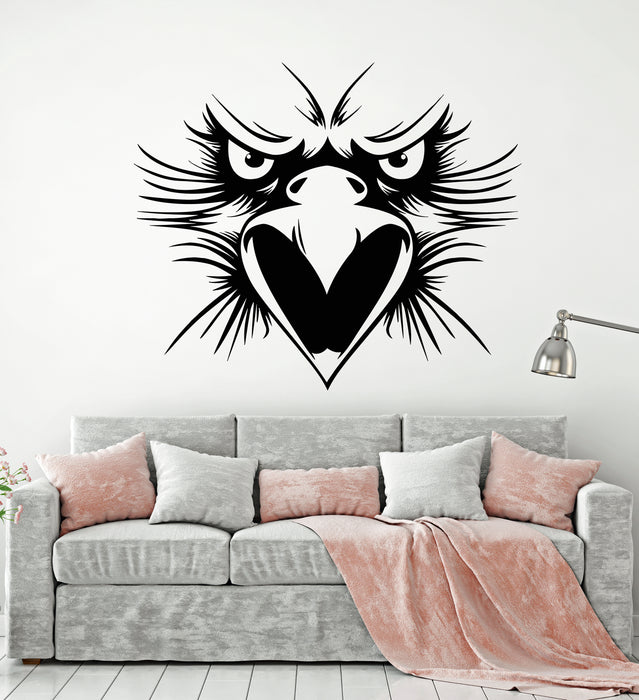 Vinyl Wall Decal Tribal Bird Head Beak Kids Room Decor Stickers Mural (g1793)