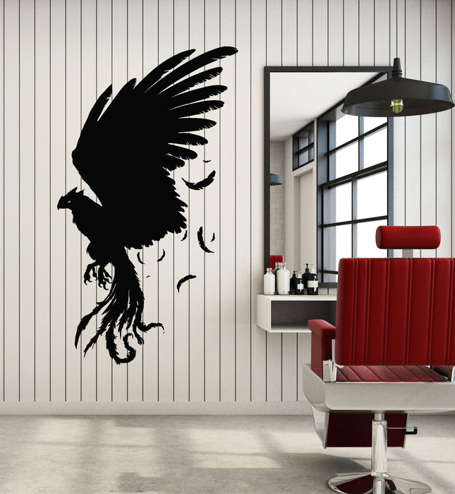 Vinyl Wall Decal Silhouette Phoenix Flying Big Bird Home Interior Stickers Mural (g7963)