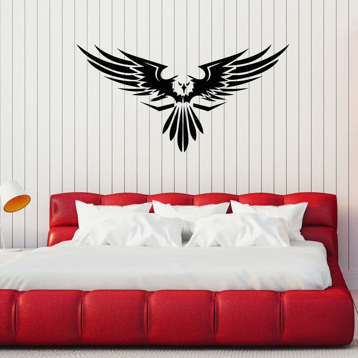 Vinyl Wall Decal Eagle Big Bird Flying Sky Freedom Decor Stickers Mural (g8432)