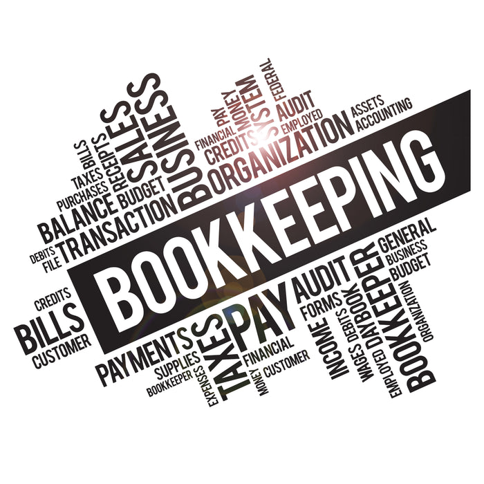 Vinyl Wall Decal Bookkeeping Services Financial Words Business Office Bookkeeper Stickers Mural (ig6245)