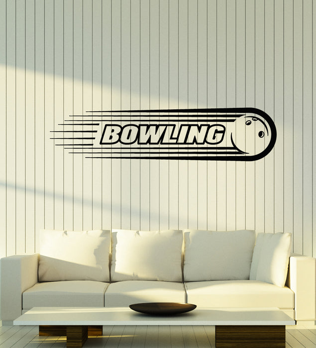 Vinyl Wall Decal Bowling Sport Game Balls Leisure Stickers Mural (g1538)