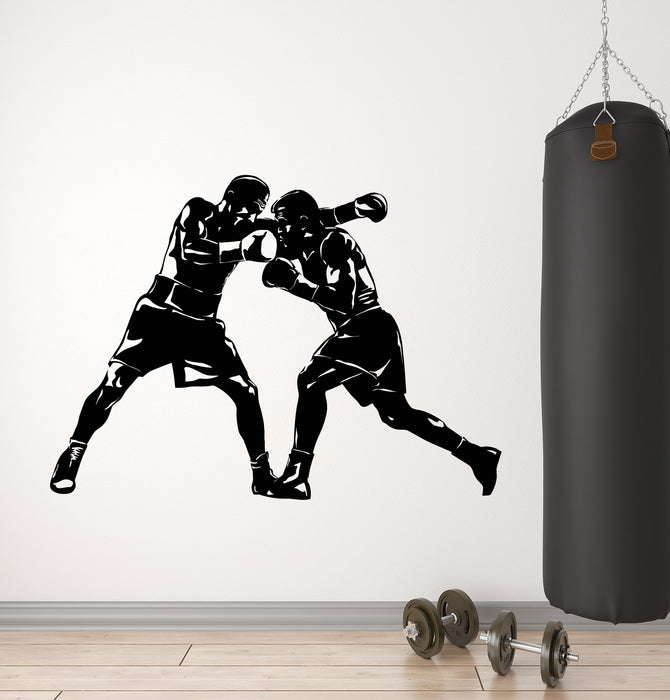 Vinyl Wall Decal Fight Boxing Martial Arts Sports Motivation Stickers Mural (g5074)