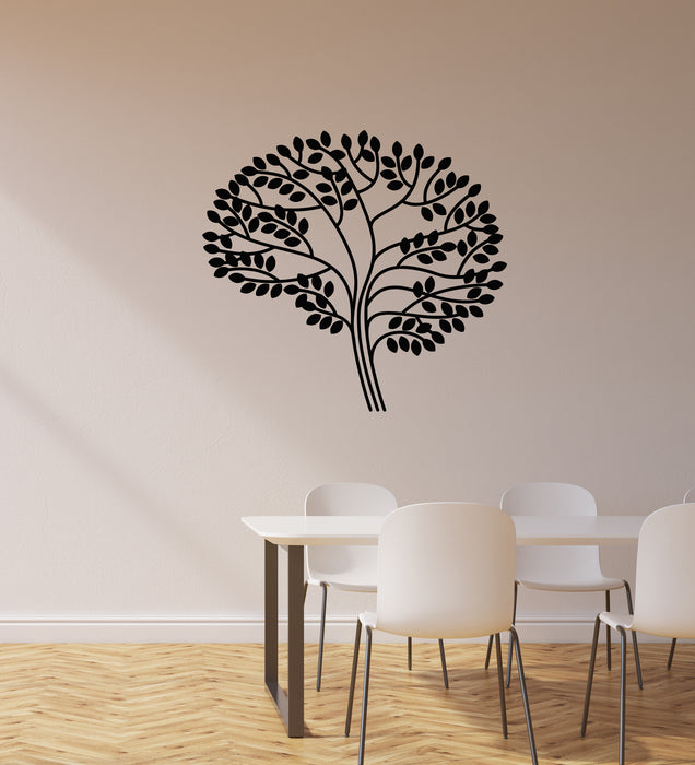 Vinyl Wall Decal Brain Leaves Lab School Science Class Classroom Stickers Mural (ig6086)
