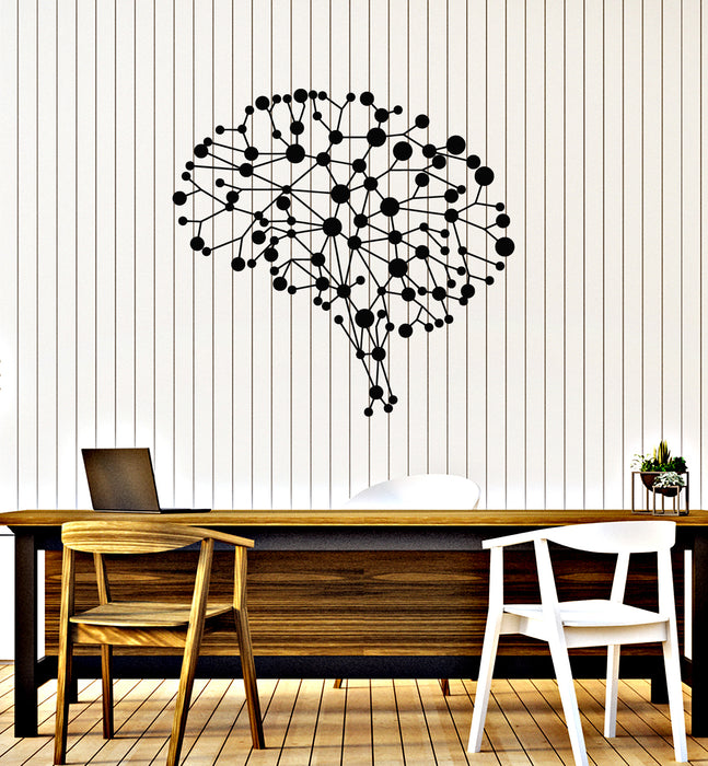 Vinyl Wall Decal Scientist Design Engineering Creative Idea Brain Stickers Mural (g7794)
