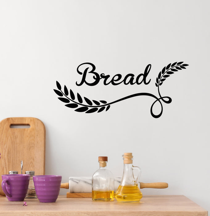 Vinyl Wall Decal Bakehouse Baking Products Bakery Fresh Bread Stickers Mural (g4766)