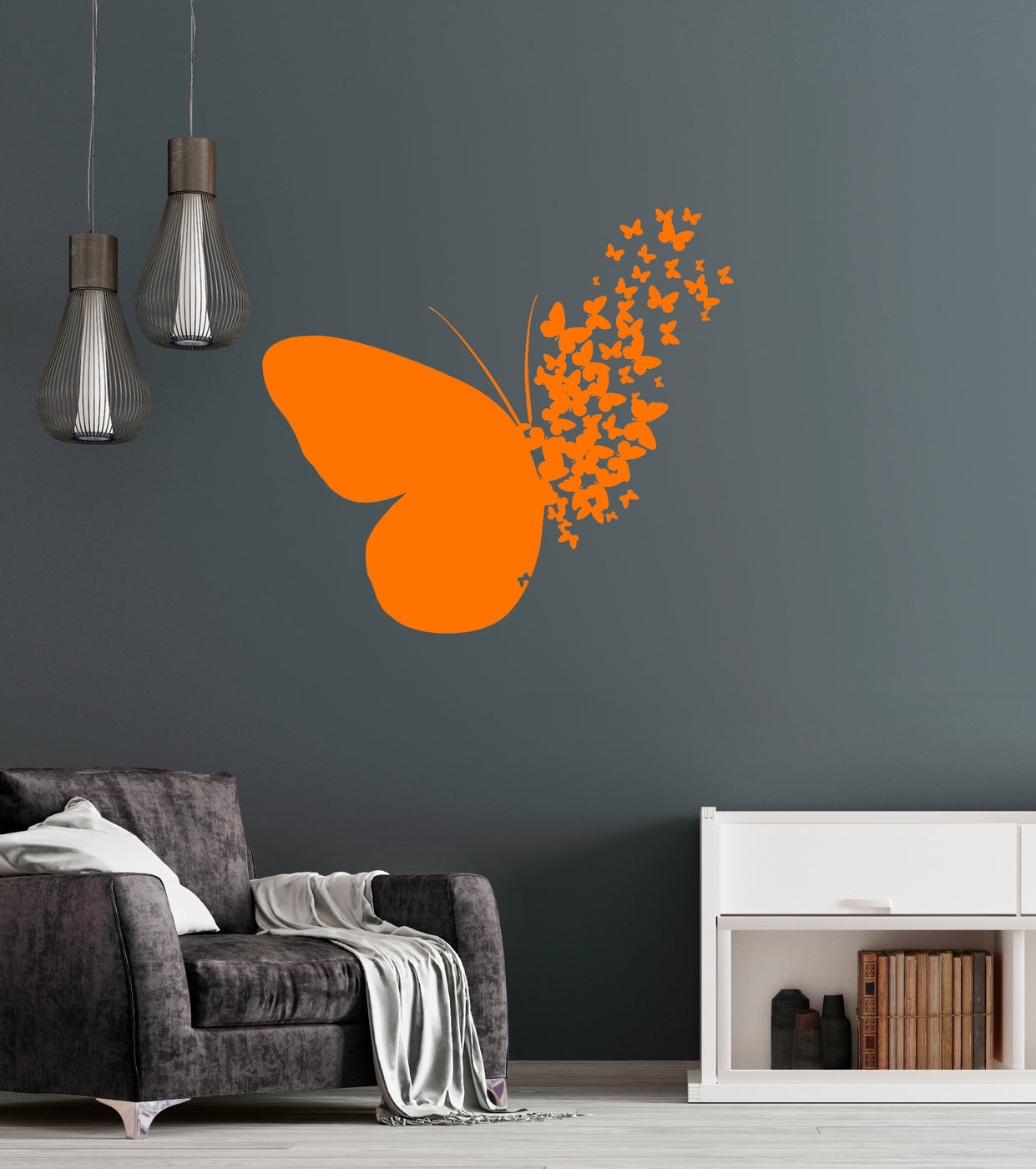 Vinyl Wall Decal Butterfly Bedroom Decor — Wallstickers4you