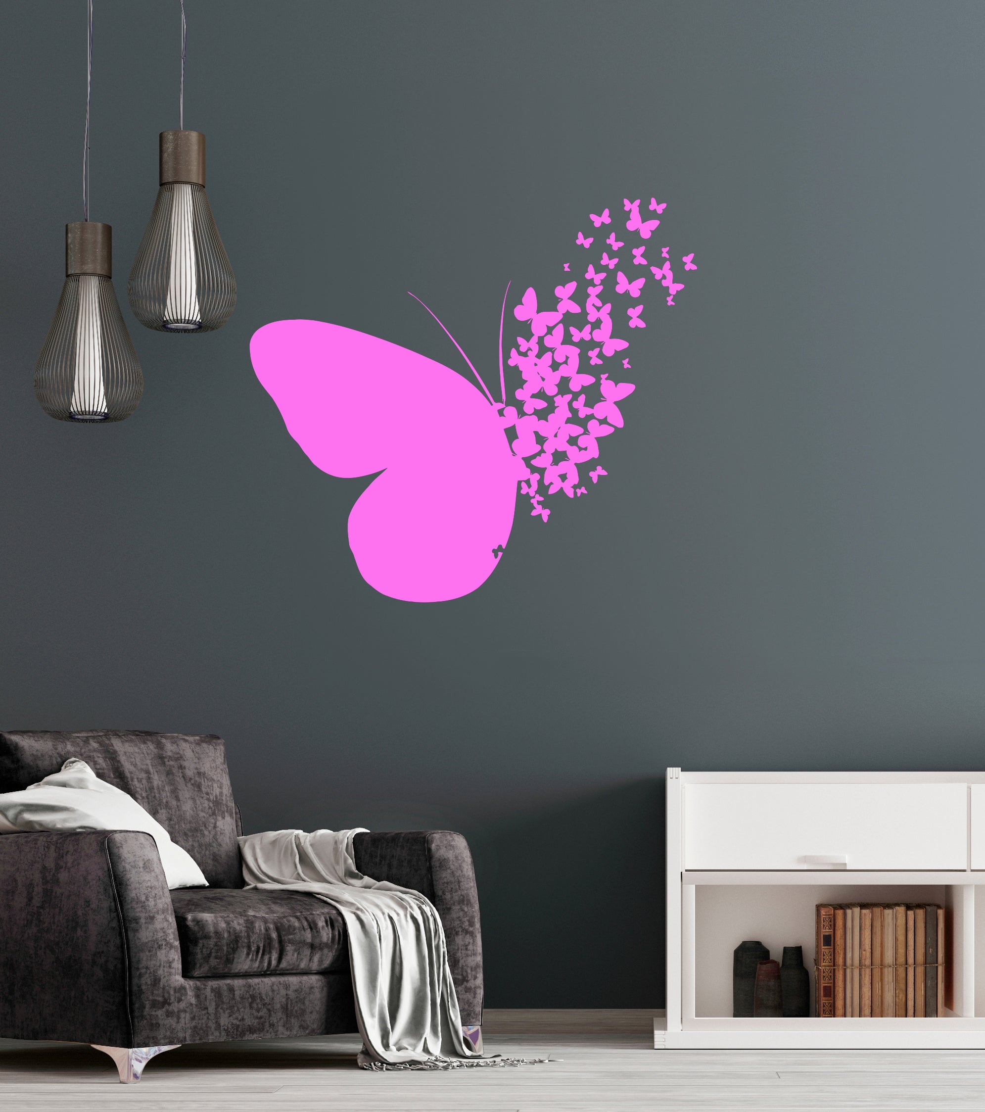 Vinyl Wall Decal Butterfly Bedroom Decor — Wallstickers4you
