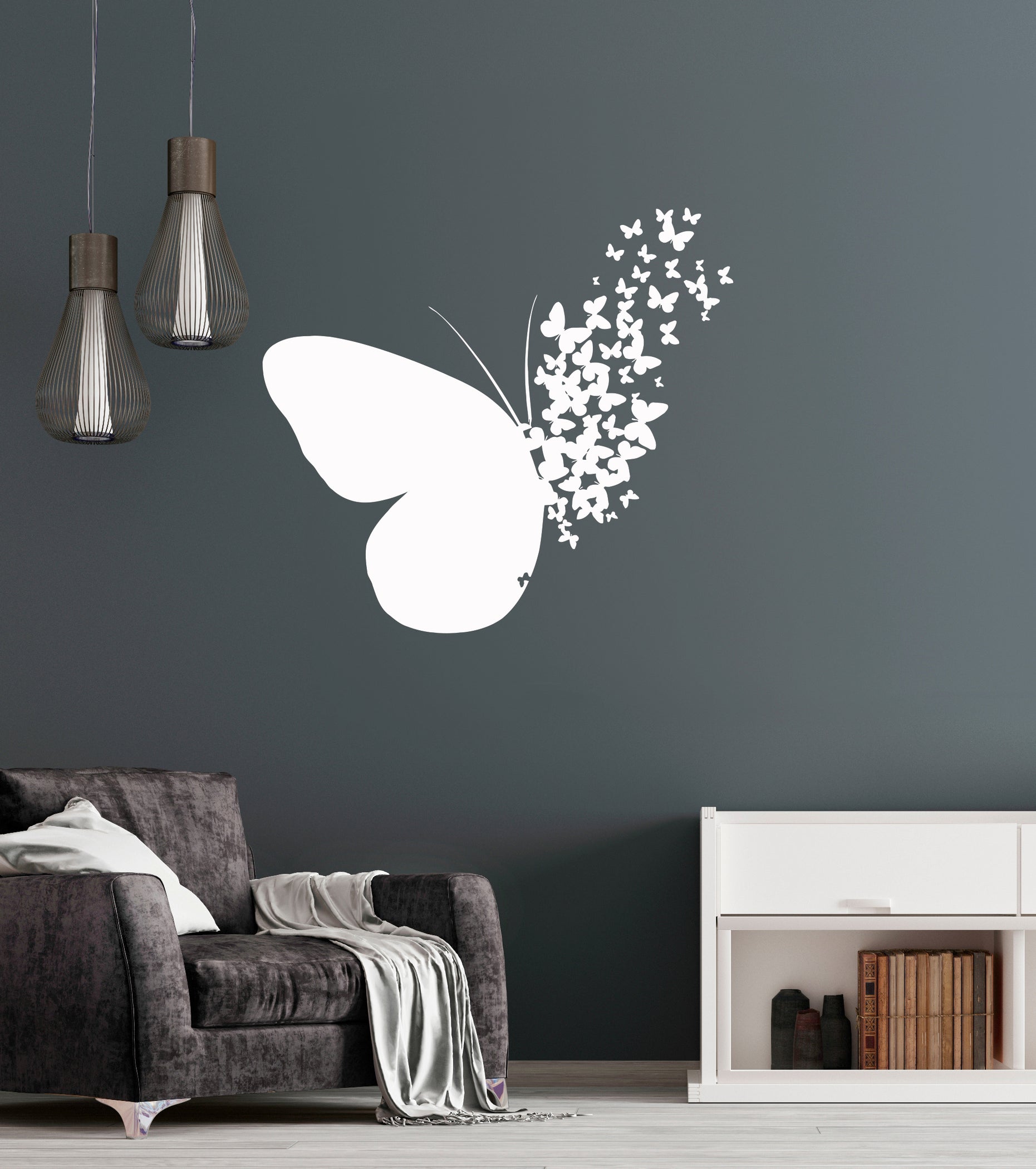 Vinyl Wall Decal Butterfly Bedroom Decor — Wallstickers4you