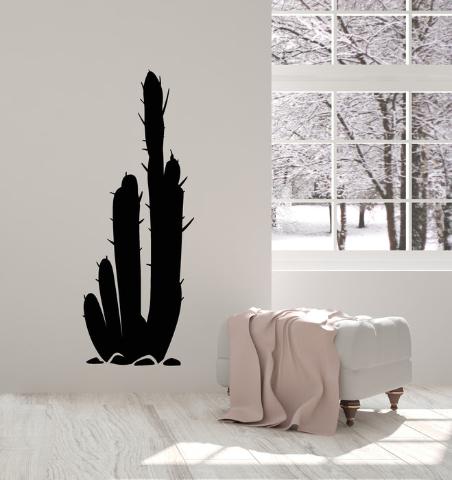 Vinyl Wall Decal Big Cactus Plant Desert Nature Landscapes Decoration Stickers Mural (g613)