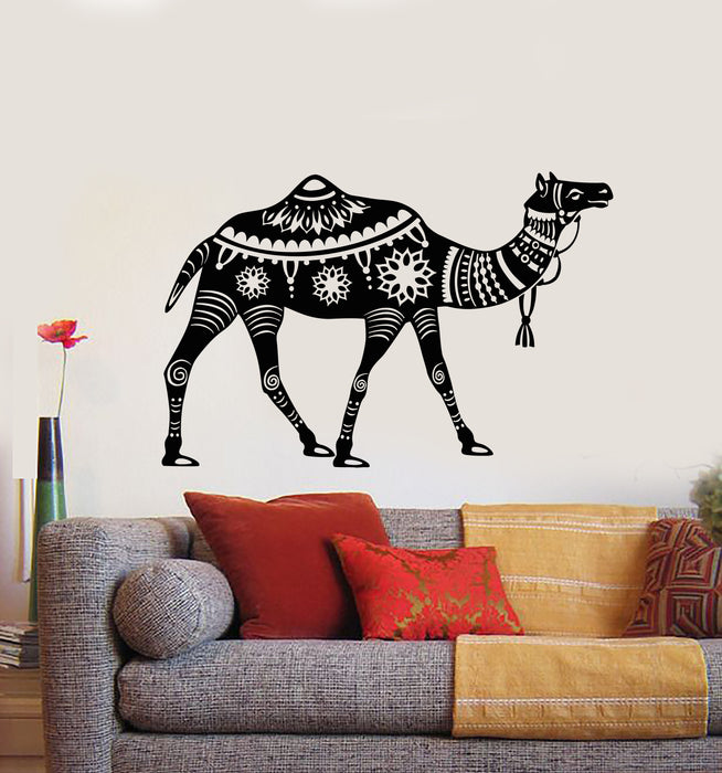 Vinyl Wall Decal Camel Ornament Desert Animal Home Decor Stickers Mural (g546)