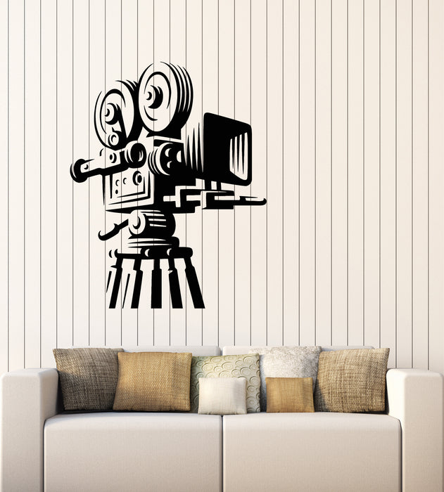 Vinyl Wall Decal Cinematography Camera Filming Movie Art Stickers Mural (g3345)