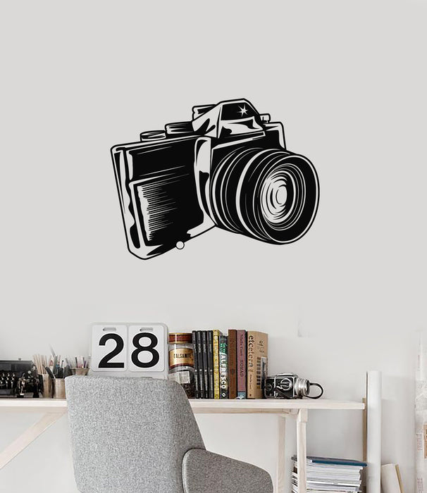 Vinyl Wall Decal Photography Room Photo Vintage Camera Stickers Mural (g4570)