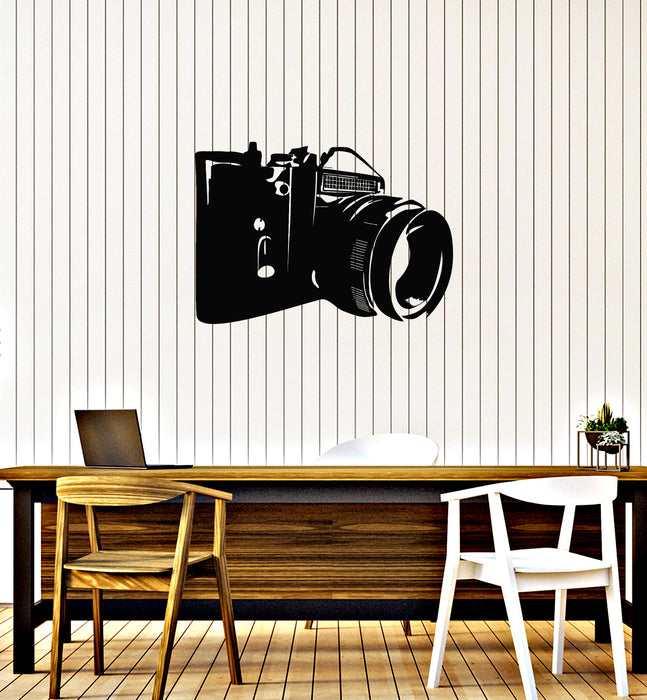 Vinyl Wall Decal Photo Studio Photography Room Vintage Camera Stickers Mural (g4571)
