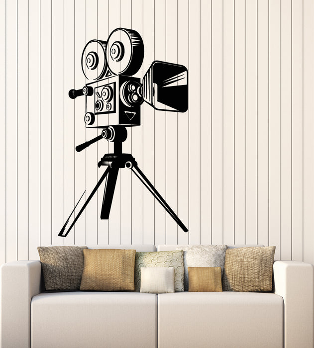 Vinyl Wall Decal Cinematography Film Sinema Camera Movie Stickers Mural (g5119)