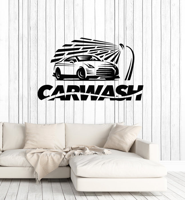 Vinyl Wall Decal Car Wash Auto Garage Service Stickers Mural (ig5313)