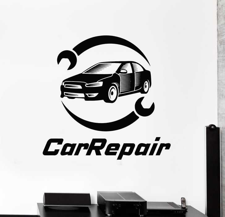 Vinyl Wall Decal Car Repair Racing Speed Trace Auto Service Stickers Mural (g5684)
