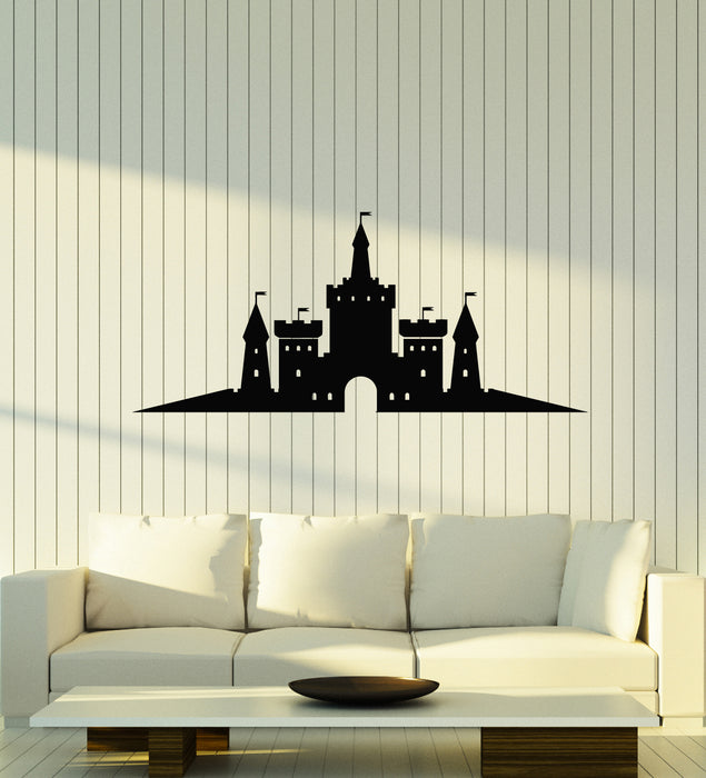 Vinyl Wall Decal Medieval Castle Tower Fairy Tale Child Room Stickers Mural (g2051)