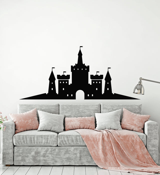 Vinyl Wall Decal Medieval Castle Tower Fairy Tale Child Room Stickers Mural (g2051)
